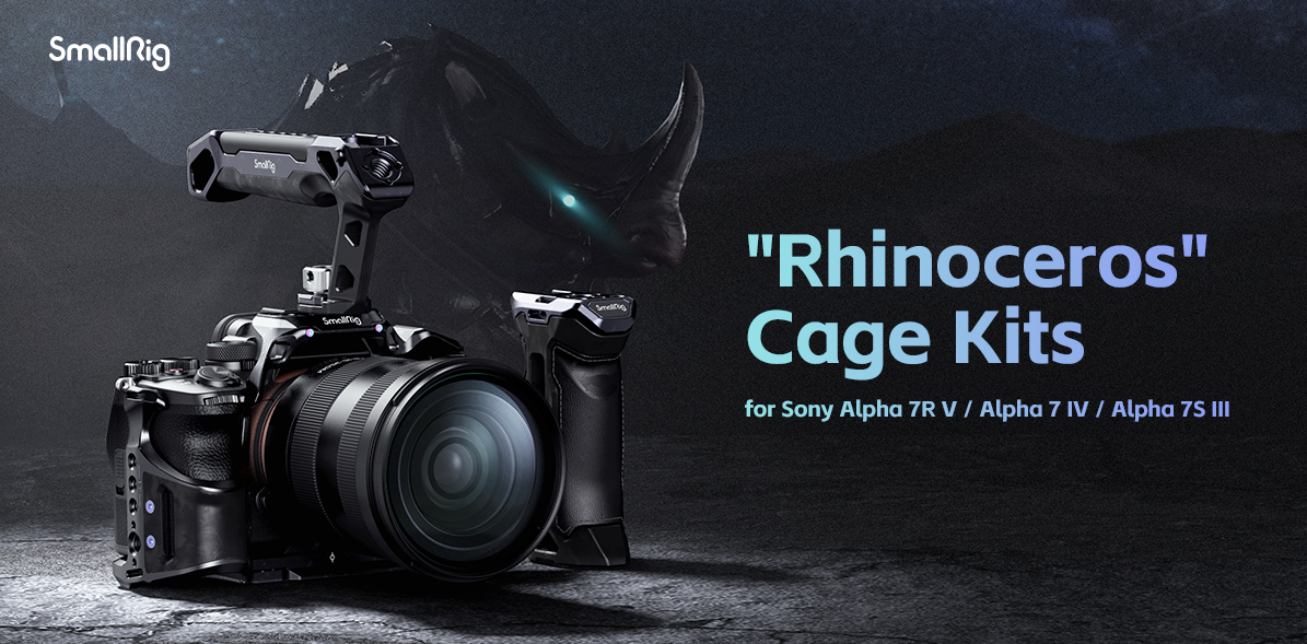 SMALLRIG 3710 "Rhinoceros" Kit Cage para Sony Alpha 7R V / Alpha 7 IV / Alpha 7S III