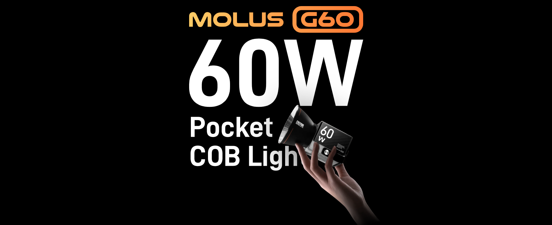 ZHIYUN Iluminador LED Bi-Color MOLUS G60