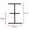 FALCON EYES Kit Extensão de Sistema de Teto 3310C para B-3030C de 3X3M para 4X6M