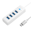 ORICO Hub USB para 4xTipo - C 3.0 Branco - 0.15m