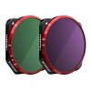 FREEWELL VND Conjunto 2 Filtros ND64-512 + ND2-32 para DJI Mavic 3