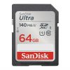 SANDISK Cartão de Memória ULTRA SDXC 64GB 140MB/s UHS-I Class 10 SDSDUNB-064G-GN6IN