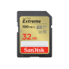 SANDISK EXTREME SDXC 100MB/S CLASSE 10 V30 U3 UHS-I 4K - 32GB