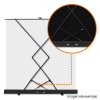 WALIMEX PRO Fundo Roll-Up 210x220cm - Branco