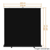 WALIMEX PRO FUNDO ROLL-UP 210X220CM - Preto