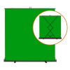 WALIMEX PRO Fundo Roll-Up 210X220cm - Verde Chromakey