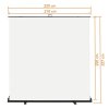 WALIMEX PRO Fundo Roll-Up 210x220cm - Branco
