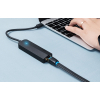 VENTION Hub USB-C para 3x USB 3.0/RJ45 - 0.15m