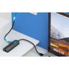 VENTION Hub USB-C para 3x USB 3.0/RJ45 - 0.15m