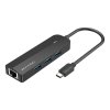VENTION Hub USB-C para 3x USB 3.0/RJ45 - 0.15m