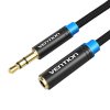 VENTION Cabo de Extensão de Conector de Áudio Jack 3.5mm Macho/Jack 3.5mm Fêmea (Preto) - 5m