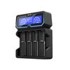 XTAR Carregador para Baterias Cilíndricas Iões de Lítio 18650 X4