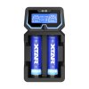 XTAR Carregador para Baterias Cilíndricas Iões de Lítio 18650 X2