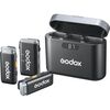 GODOX Microfone Duplo de Lapela Wireless WEC (2TX+1RX+CX)