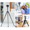 K&F CONCEPT A255A4 Tripé Portátil com Selfie-Stick e Suporte Smartphone
