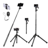 K&F CONCEPT A255A4 Tripé Portátil com Selfie-Stick e Suporte Smartphone