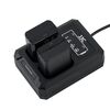 ​JJC Carregador USB Duplo para Baterias NP-FW50