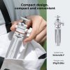 K&F CONCEPT Tripé Portátil com Selfie-Stick Bluetooth MS02 + Suporte Smartphone - Branco