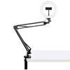 PULUZ Iluminador Anelar com Boom Arm LED Vlogging Ring PKT3089B 20cm