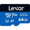 LEXAR Professional MicroSDXC 633x 100MB/s Classe 10 U3 UHS-I - 64GB