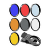 APEXEL Filtros para Lente Smartphone APL-52UV-7F 52mm 7 em 1