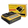 PATONA Carregador Duplo LCD para Fuji NP-T125