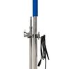SAVAGE Kit C-Stand Aço Inoxidável 290cm com Braço Inclinável e Fundo Branco