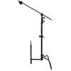 SAVAGE Kit C-Stand Aço Inoxidável 290cm com Braço Inclinável Preto