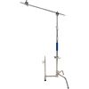 SAVAGE Kit C-Stand Aço Inoxidável 290cm com Braço Inclinável