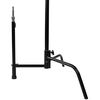 SAVAGE Kit C-Stand Aço Inoxidável 290cm com Braço Inclinável Preto