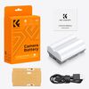 K&F CONCEPT Bateria com Carregamento USB-C NP-W235 2400mAh