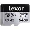 LEXAR Professional MicroSDXC Silver Plus 205MB/s U3 A2 UHS-I 4K - 64GB