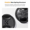 K&F Concept Kit 4 em 1 Tampa de Lente Frontal 49mm + Correia + 2 Panos de Limpeza