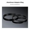 K&F CONCEPT Adaptador de Filtro Step-Up 49mm - 77mm + 2 Panos de Limpeza
