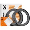 K&F CONCEPT Adaptador de Filtro Step-Up 55mm - 67mm + 2 Panos de Limpeza