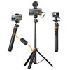 K&F CONCEPT Tripé com Selfie Stick 2 em 1 com Controle Remoto