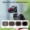 K&F CONCEPT Kit Filtros Magnéticos ND8/PL + ND16/PL + ND32/PL + ND64/PL para DJI Osmo Pocket 3