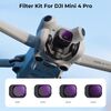 K&F CONCEPT Kit Filtros ND8+ND16+ND32+ND64 para DJI Mini 4 Pro