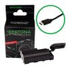 PATONA Acoplador Dummy NP-F com USB-C