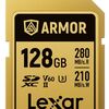 LEXAR SDXC ARMOR GOLD 280Mb/s Classe 10 V60 U3 UHS-II - 128GB