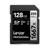 LEXAR Professional SDXC Pro 1667x 250MB/s Classe 10 V60 U3 UHS-II 4K - 128GB