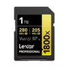 LEXAR Professional GOLD Series SDXC 1800x 280MB/s Classe 10 U3 UHS-II - 1TB