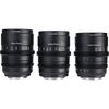 SIRUI Kit 3 Objetivas Vision Prime 1 Cine T1.4 Full Frame 24mm / 35mm / 50mm - Preto