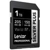 LEXAR Professional SDXC Silver Plus 205MB/s U3 UHS-I 4K - 1TB