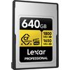 LEXAR Professional Type-A CFExpress Gold Series 1800Mb/s 640GB