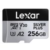 LEXAR Micro SDXC Silver Plus 205Mb/s Classe 10 V30 U3 UHS-I - 256GB