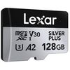 LEXAR Micro SDXC Silver Plus 205Mb/s Classe 10 V30 U3 UHS-I - 128GB