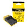 PATONA Carregador Slim USB p/ Bateria Panasonic DMW-BLF19E