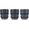 SIRUI Kit Nightwalker 24mm, 35mm, 55mm T1.2 S35 Sony E - Cinza