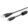EQUIP Cabo USB-A 2.0 Macho - Micro USB Macho - 100cm